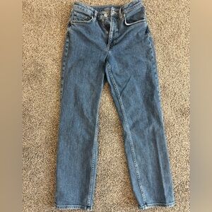 H&M Slim Straight Ankle High Waist Jeans, Women’s Size 4
